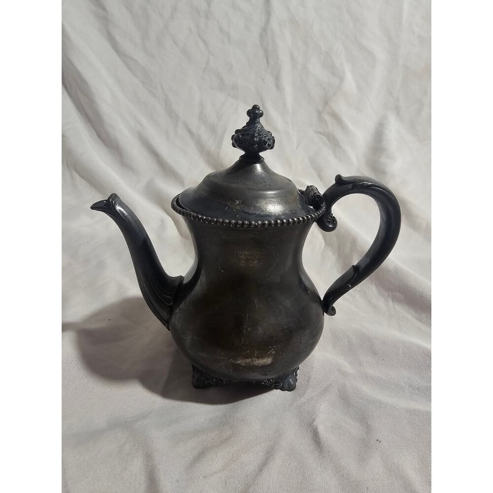 Antique Wallace Bros Quadruple plate teapot